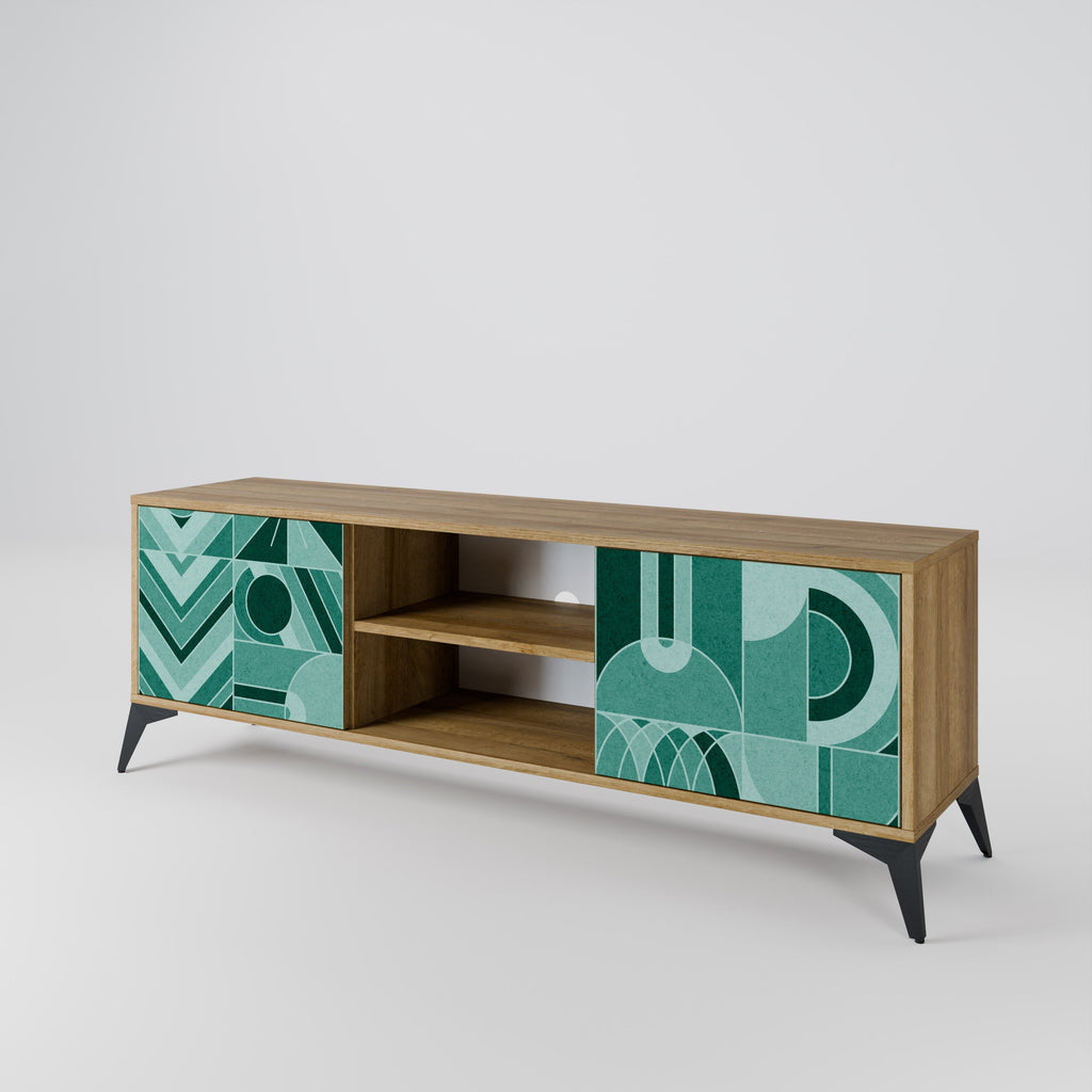 HARMONIC GRID TV-Lowboard mit 2 Türen in Eiche-Optik