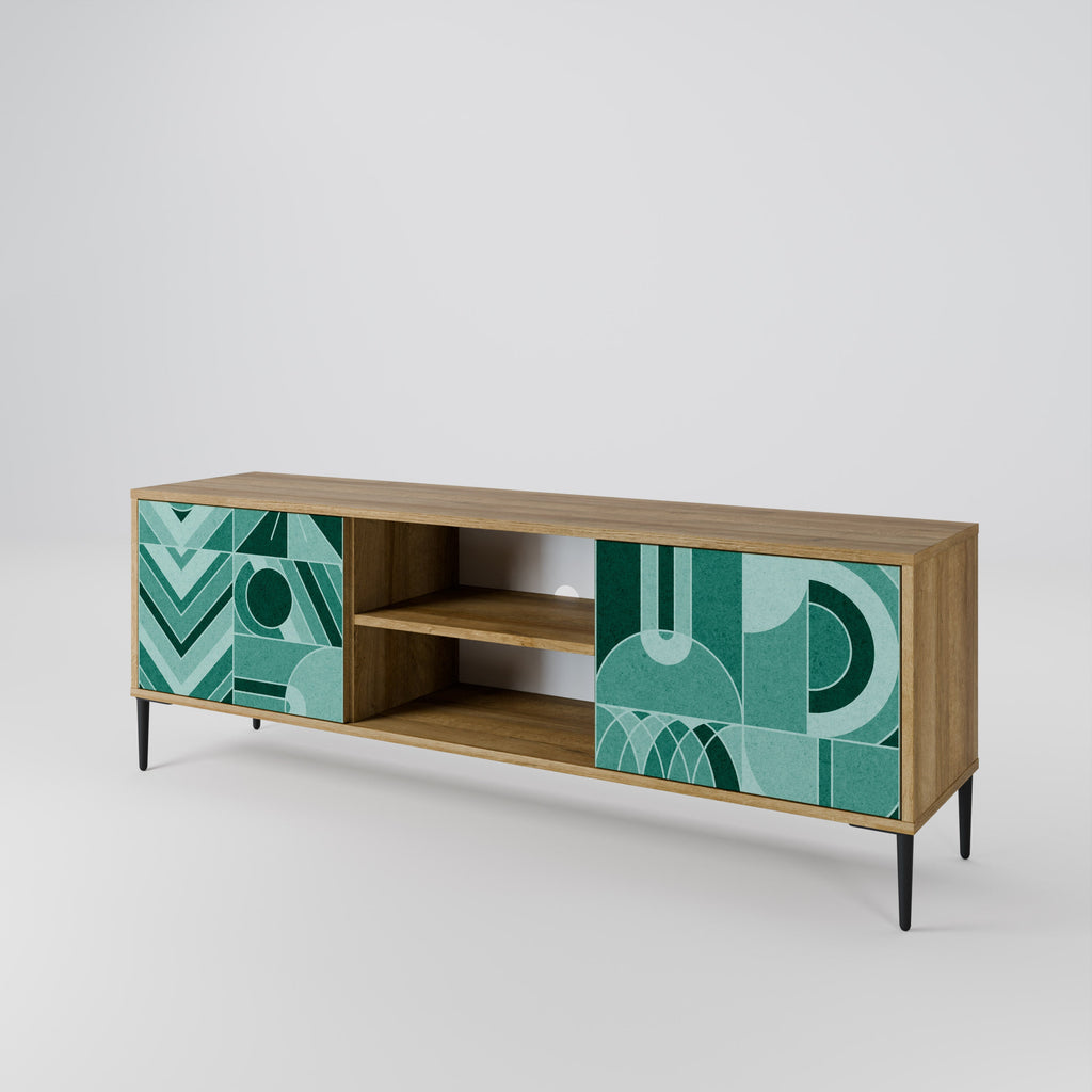 HARMONIC GRID TV-Lowboard mit 2 Türen in Eiche-Optik