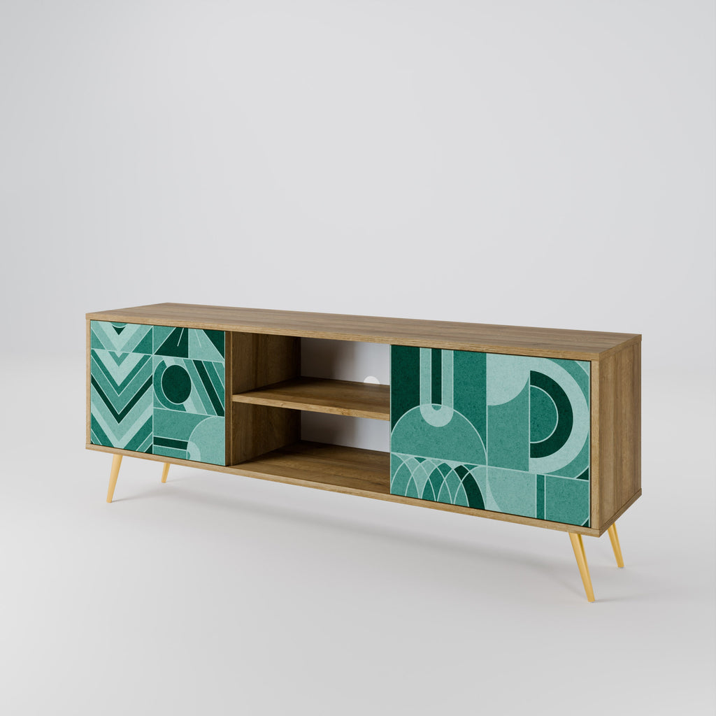 HARMONIC GRID TV-Lowboard mit 2 Türen in Eiche-Optik