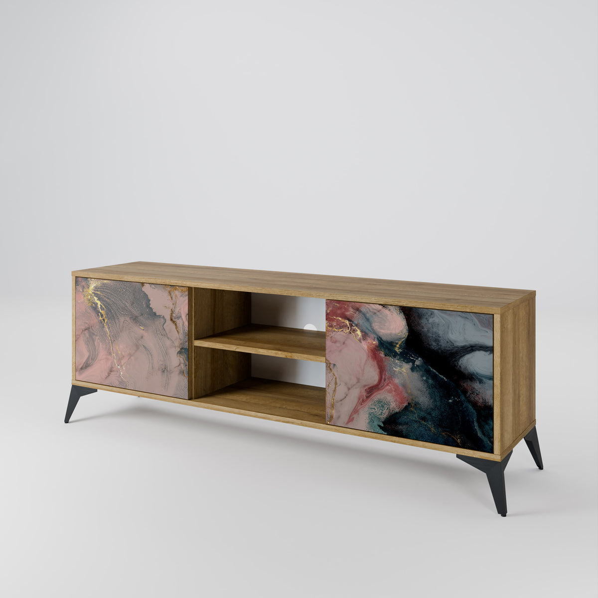 GILDED SWIRLS 2-Door TV Cabinet