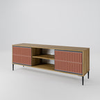 HYPNOTIC GATE TV-Lowboard mit 2 Türen in Eiche-Optik