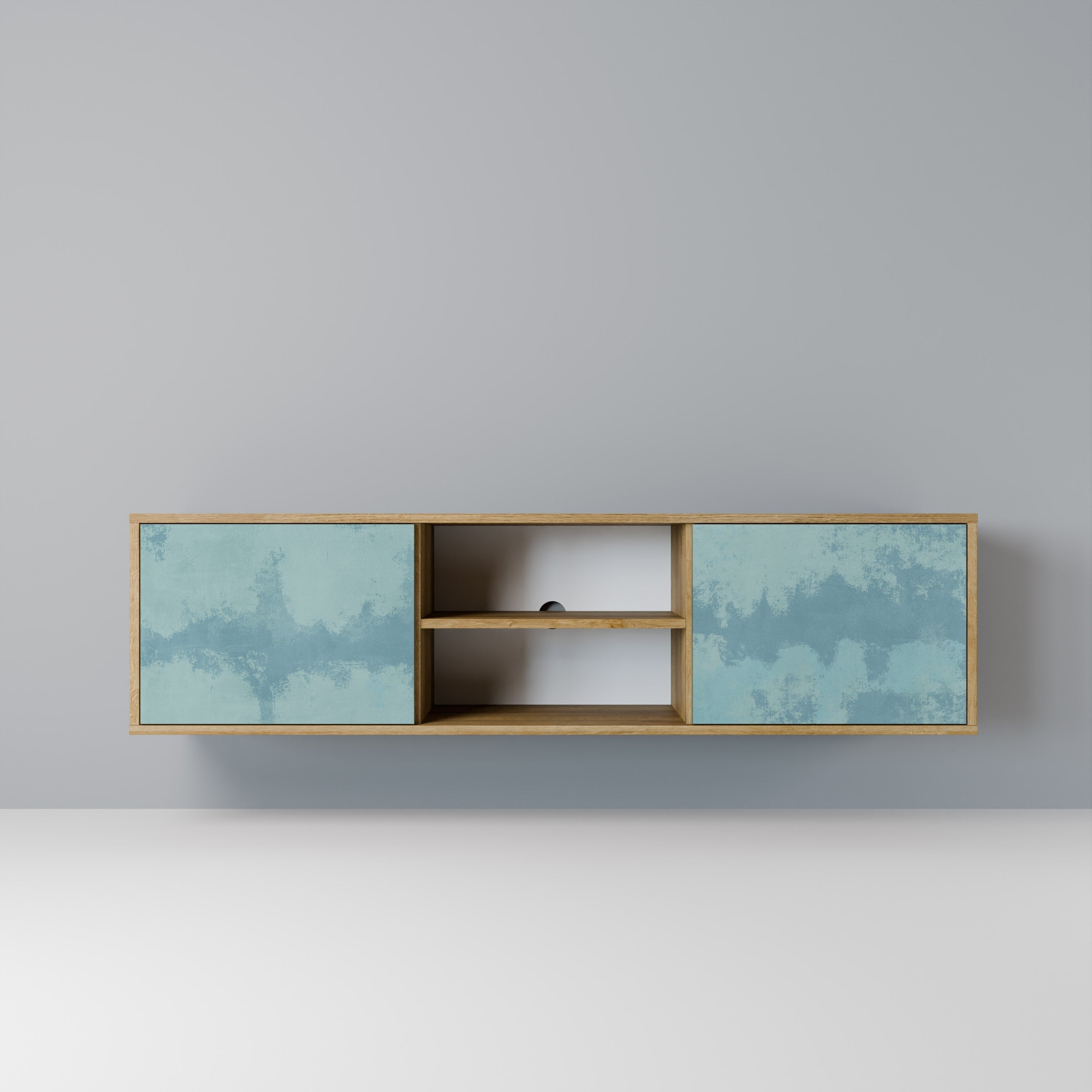 SKY WASH TV-Lowboard mit 2 Türen in Eiche-Optik