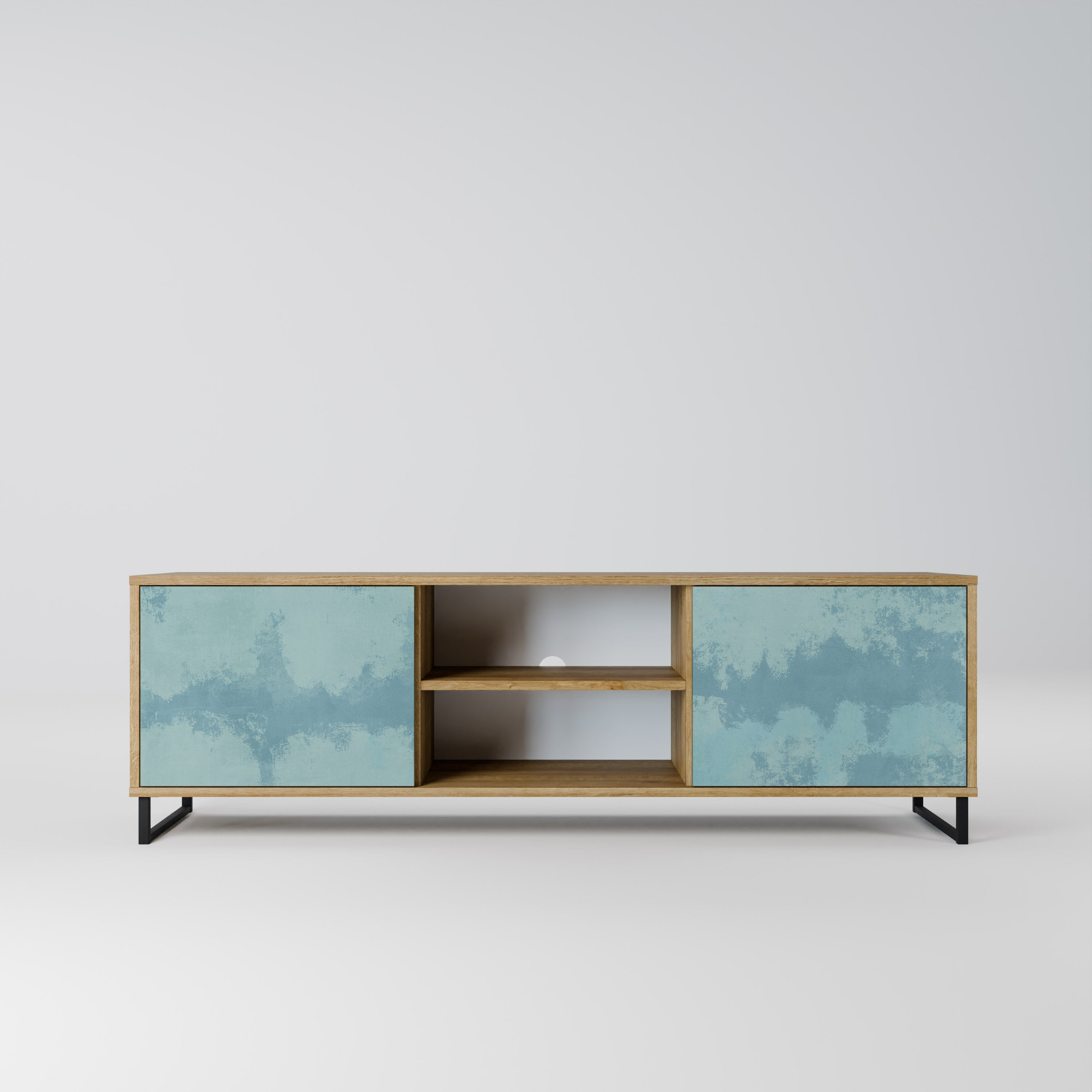 SKY WASH TV-Lowboard mit 2 Türen in Eiche-Optik