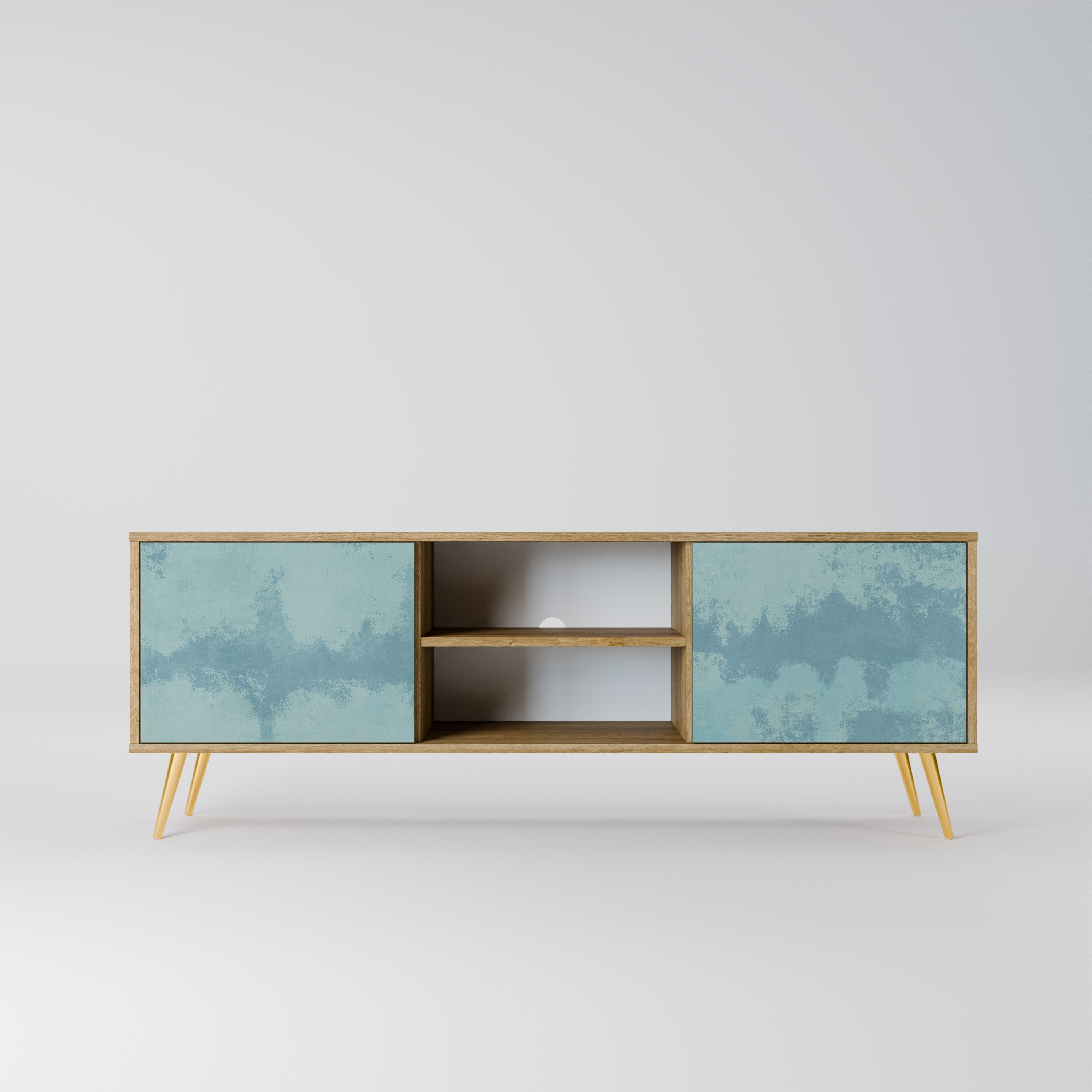 SKY WASH TV-Lowboard mit 2 Türen in Eiche-Optik