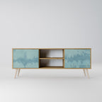 SKY WASH TV-Lowboard mit 2 Türen in Eiche-Optik