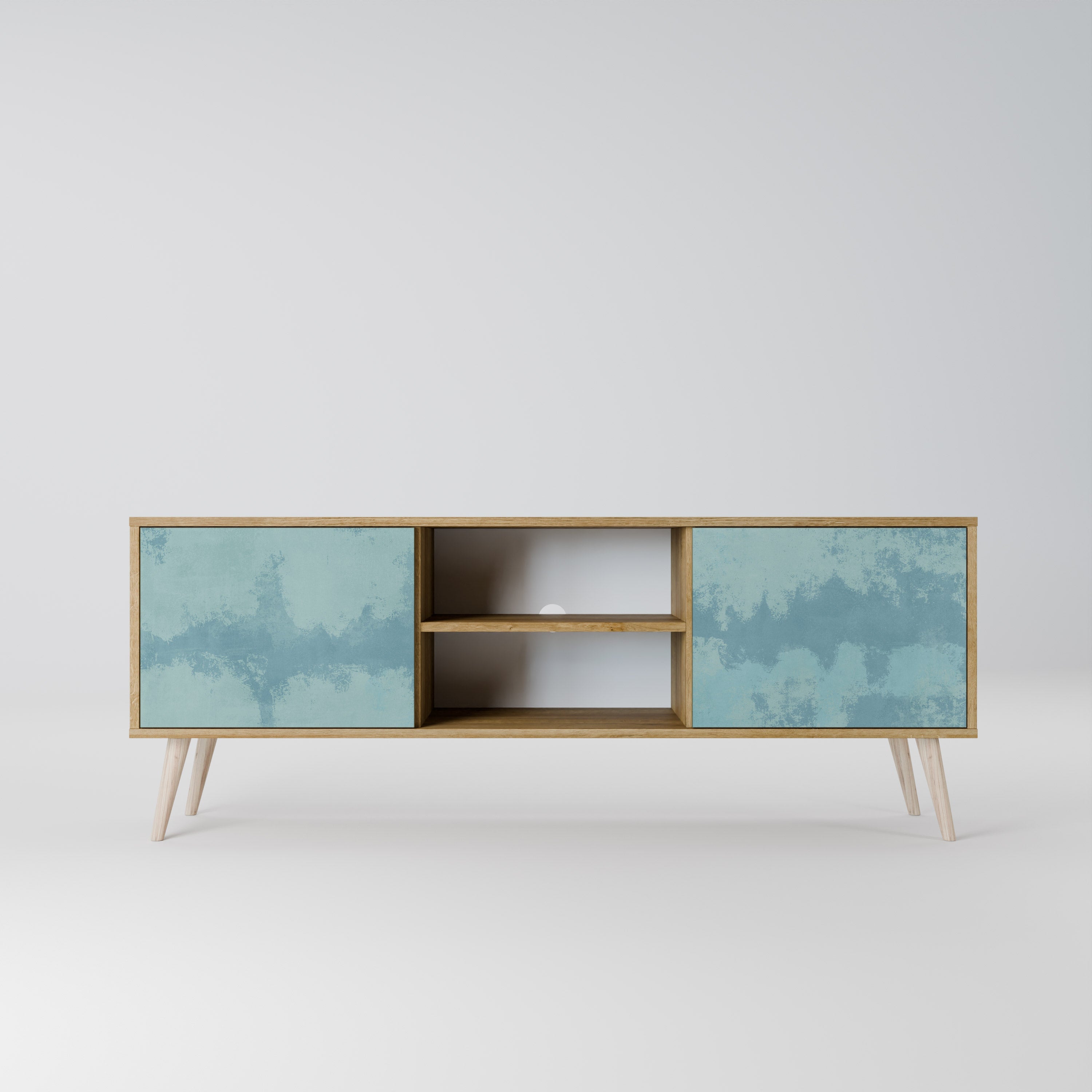 SKY WASH TV-Lowboard mit 2 Türen in Eiche-Optik