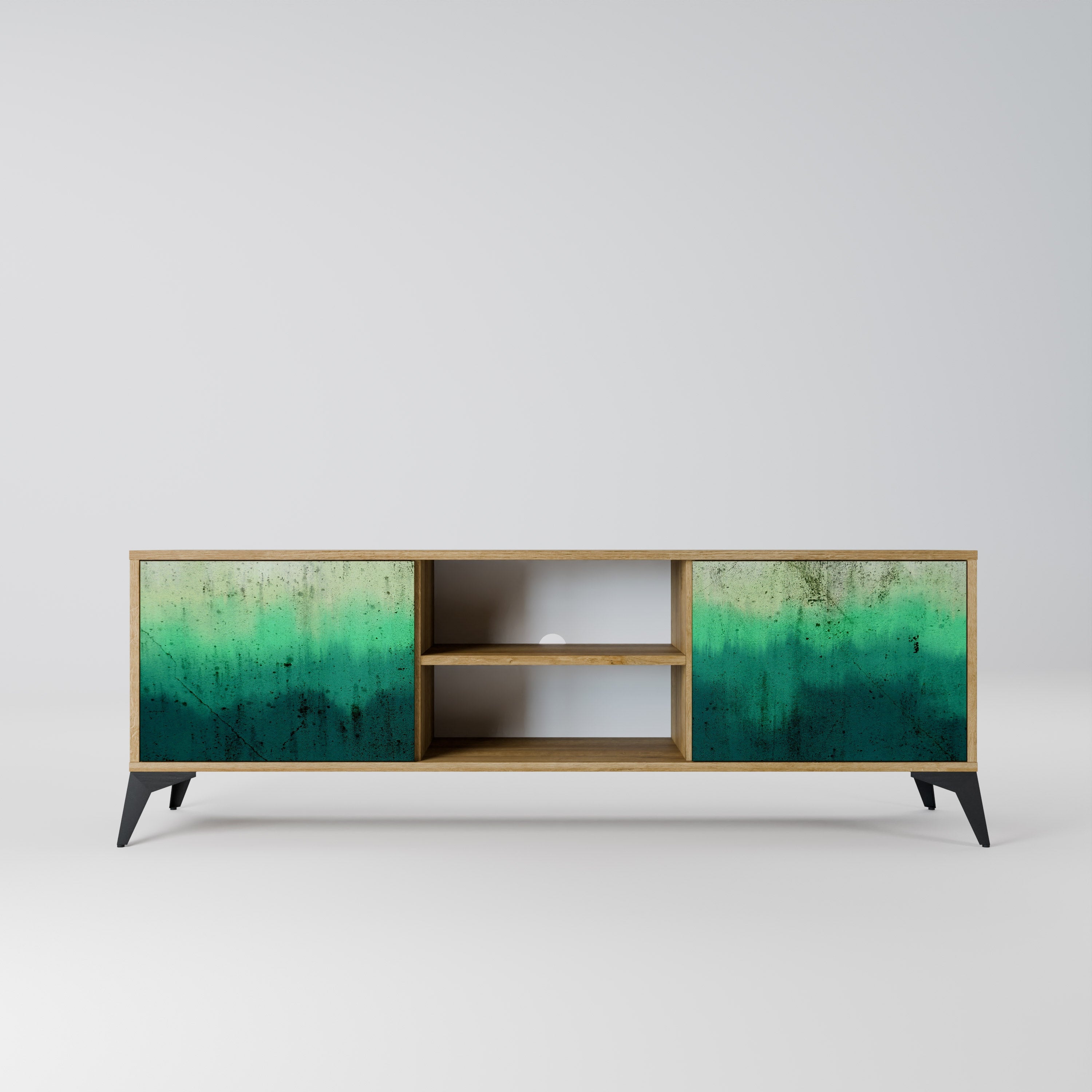 NORTHERN LIGHTS TV-Lowboard mit 2 Türen in Eiche-Optik