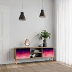 AURORA BOREALIS TV-Lowboard mit 2 Türen in Eiche-Optik