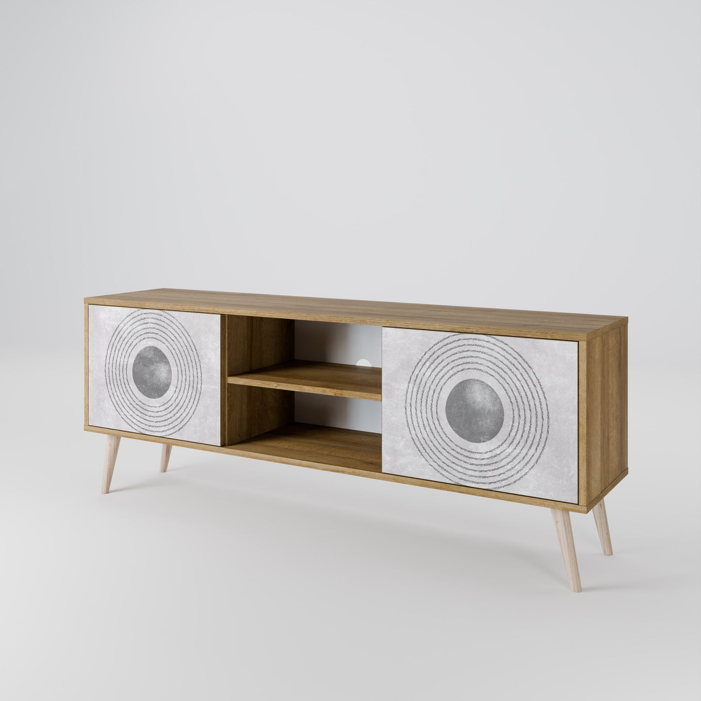 SOLID CIRCLES 2-türiges TV-Lowboard