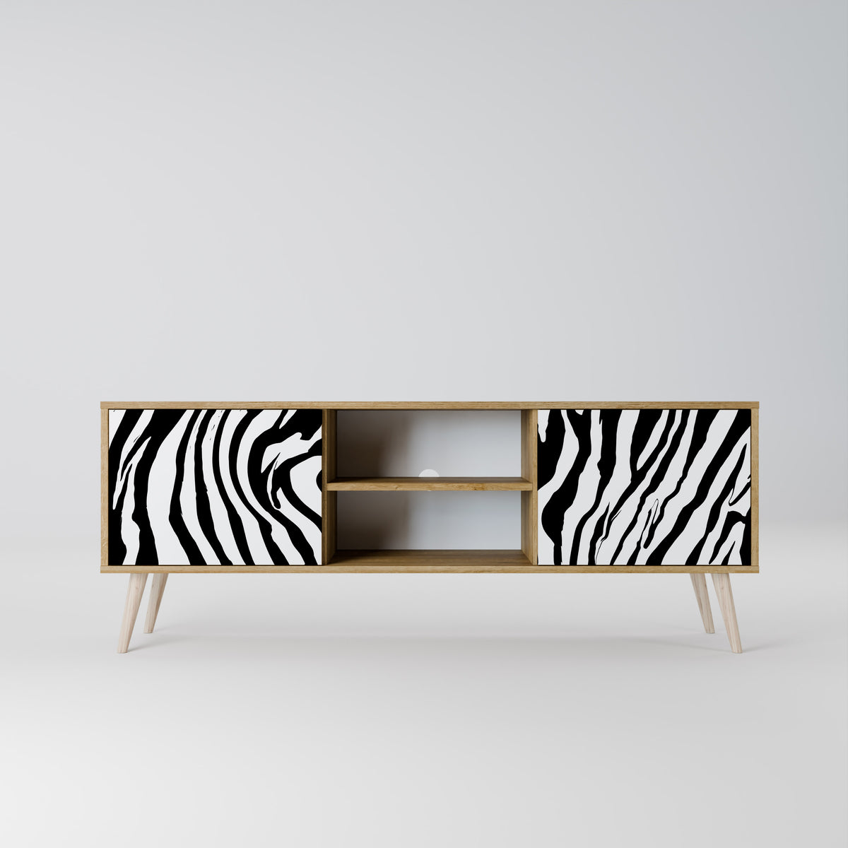 SPLENDID ZEBRA 2-türiges TV-Lowboard