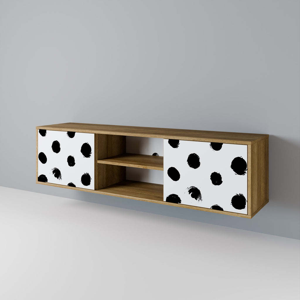 SLIPPING MINUTES TV-Lowboard mit 2 Türen in Eiche-Optik