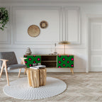 FUNKY SPOTS TV-Lowboard mit 2 Türen in Eiche-Optik