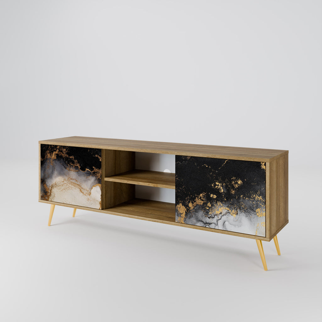 MARBLE OF TOMMORROW TV-Lowboard mit 2 Türen in Eiche-Optik
