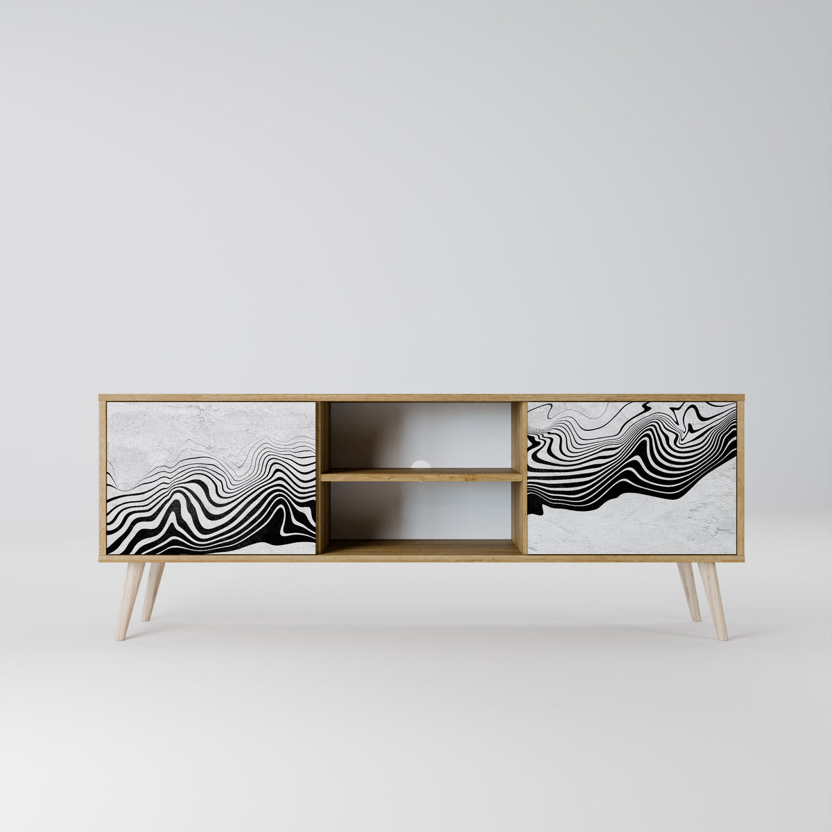 MONOCHROME MIRAGE 2-türiges TV-Lowboard