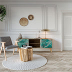 ABSTRACT ALCHEMY TV-Lowboard mit 2 Türen in Eiche-Optik