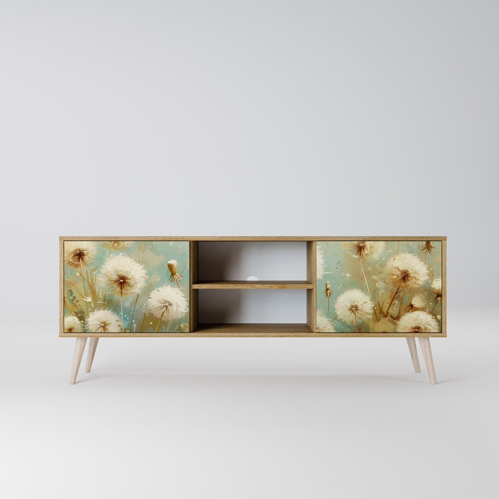 DREAMY MEADOW TV-Lowboard mit 2 Türen in Eiche-Optik