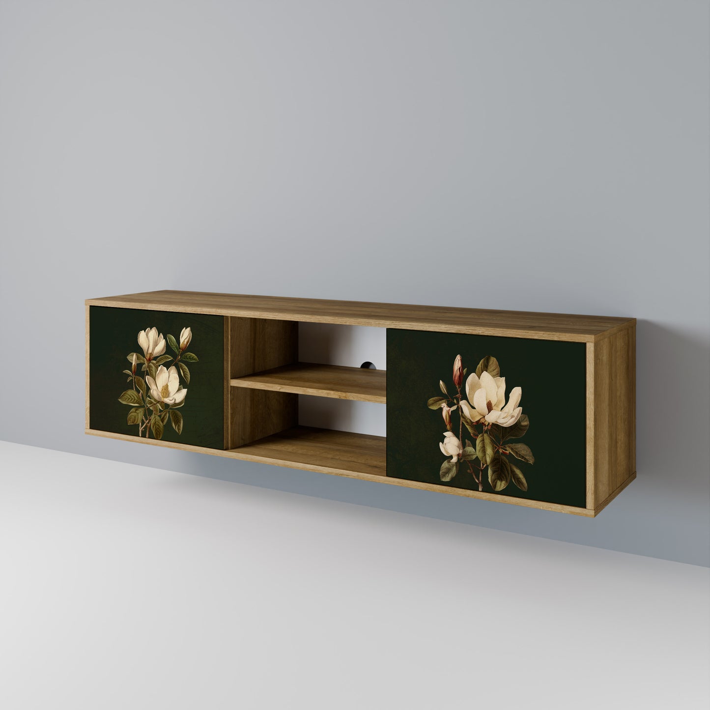 FLORAL NOIR 2-türiges TV-Lowboard