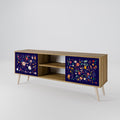 FLORAL COMBINATION 2-Door TV Cabinet