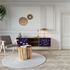 FLORAL COMBINATION TV-Lowboard mit 2 Türen in Eiche-Optik