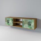 SUCCULENT CLUSTER TV-Lowboard mit 2 Türen in Eiche-Optik