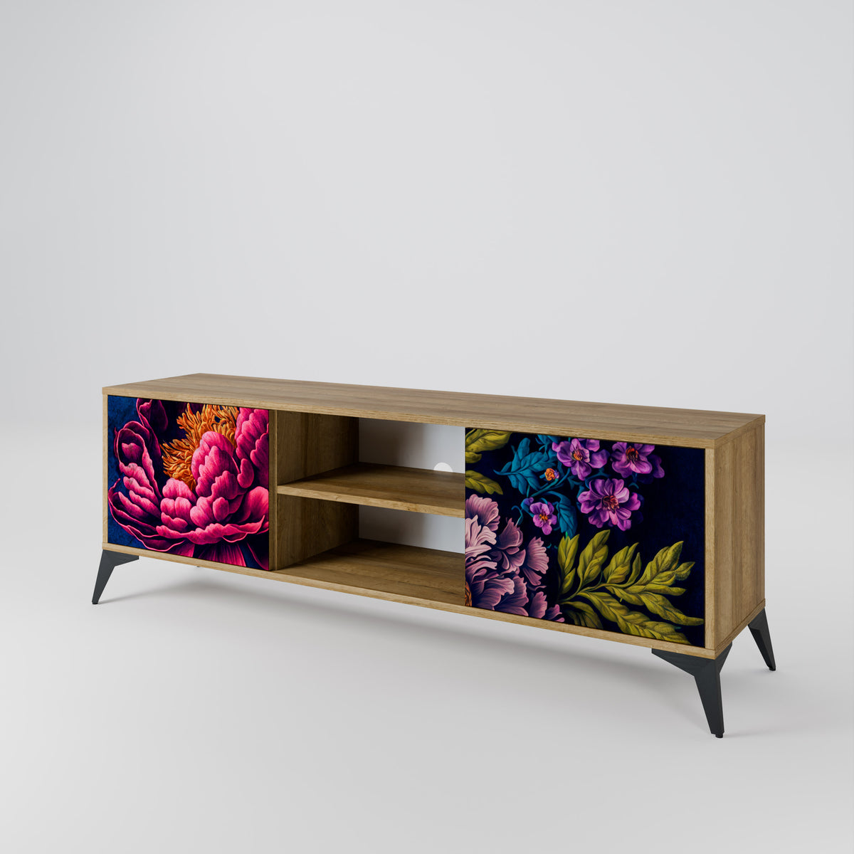 BLOOMING ELEGANCE 2-türiges TV-Lowboard