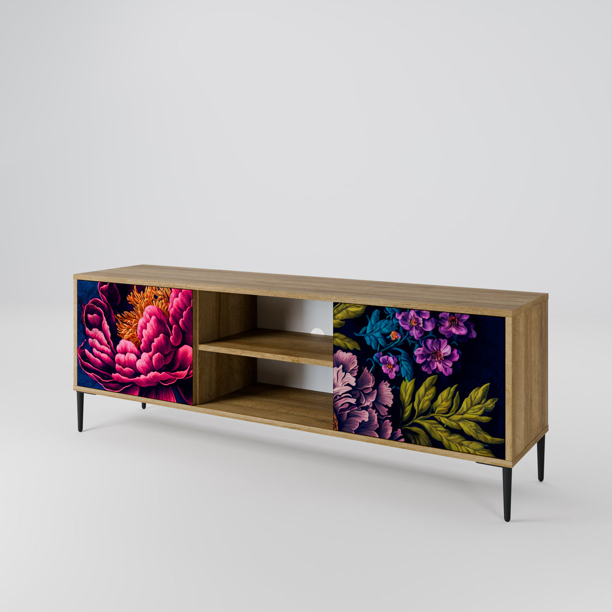BLOOMING ELEGANCE 2-türiges TV-Lowboard