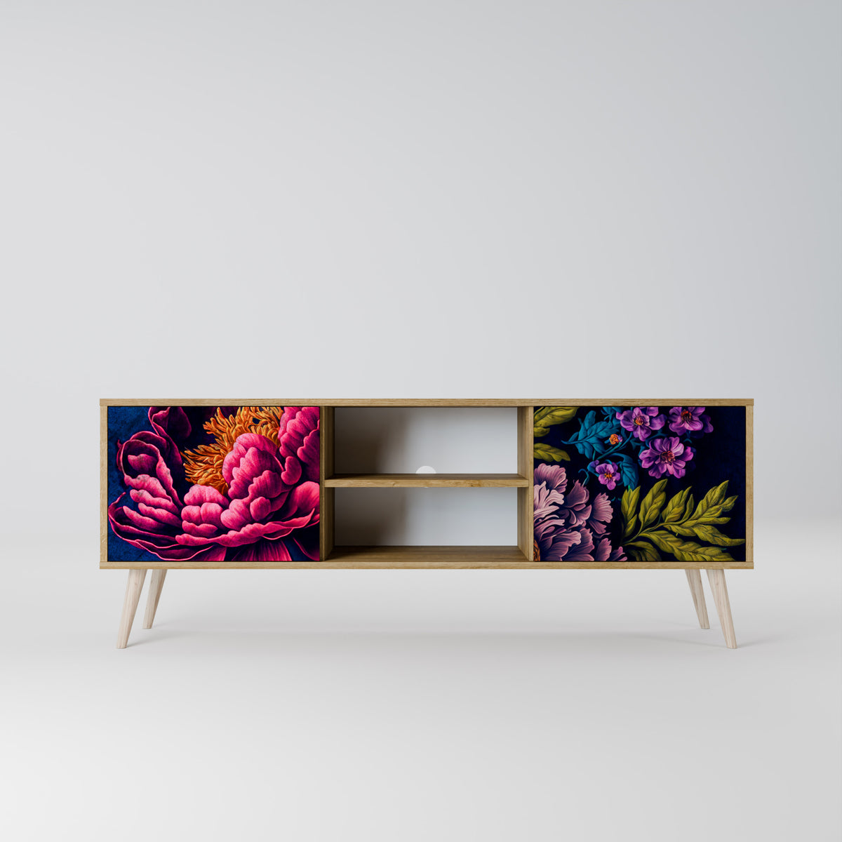BLOOMING ELEGANCE 2-türiges TV-Lowboard