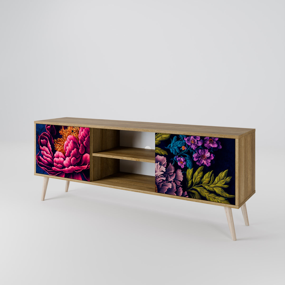 BLOOMING ELEGANCE 2-türiges TV-Lowboard