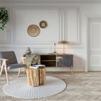 GENTLE POWER TV-Lowboard mit 2 Türen in Eiche-Optik