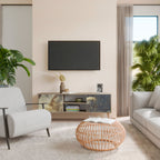 GENTLE POWER TV-Lowboard mit 2 Türen in Eiche-Optik