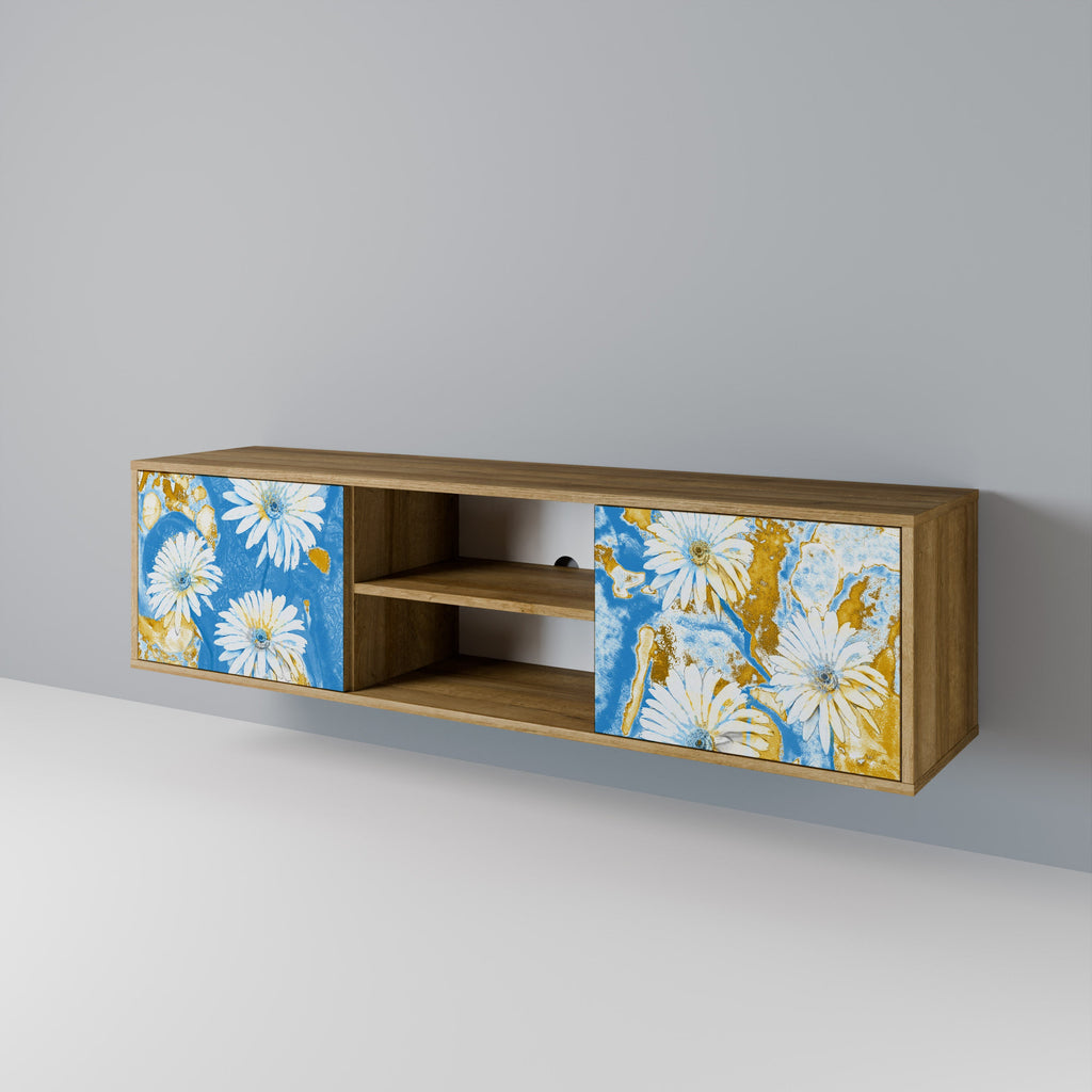 DAISY LUXE TV-Lowboard mit 2 Türen in Eiche-Optik