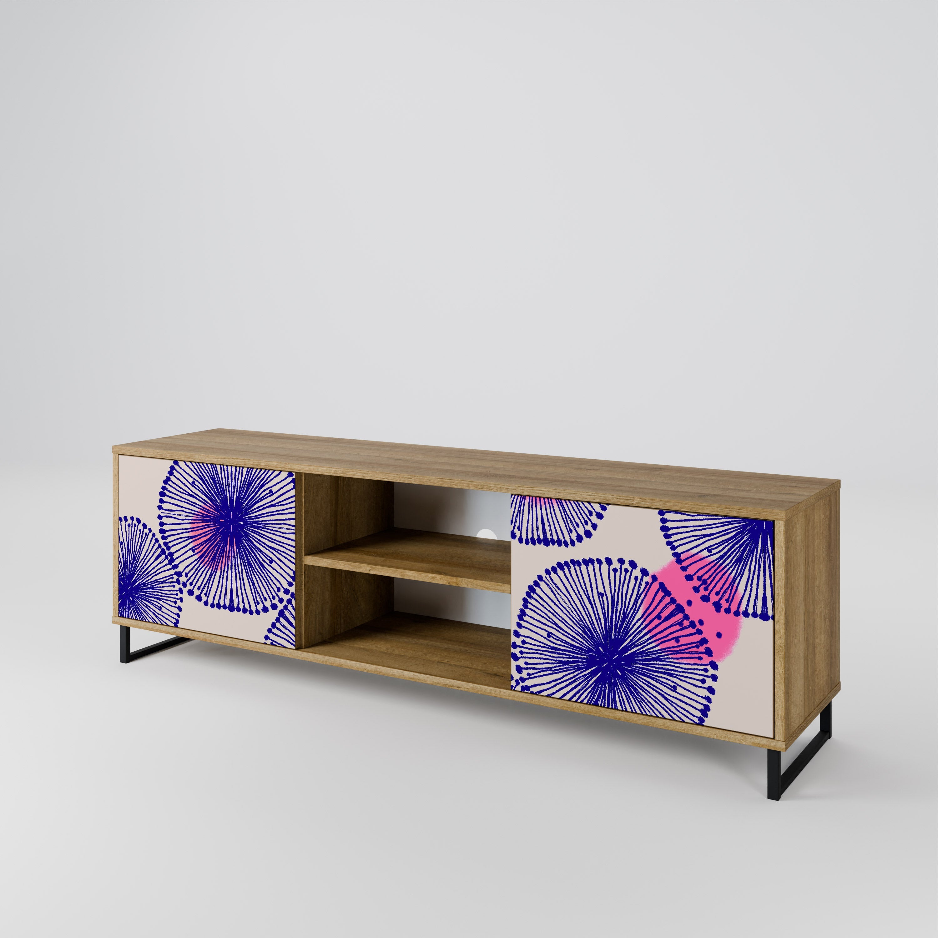 MAGIC NATURE TV-Lowboard mit 2 Türen in Eiche-Optik