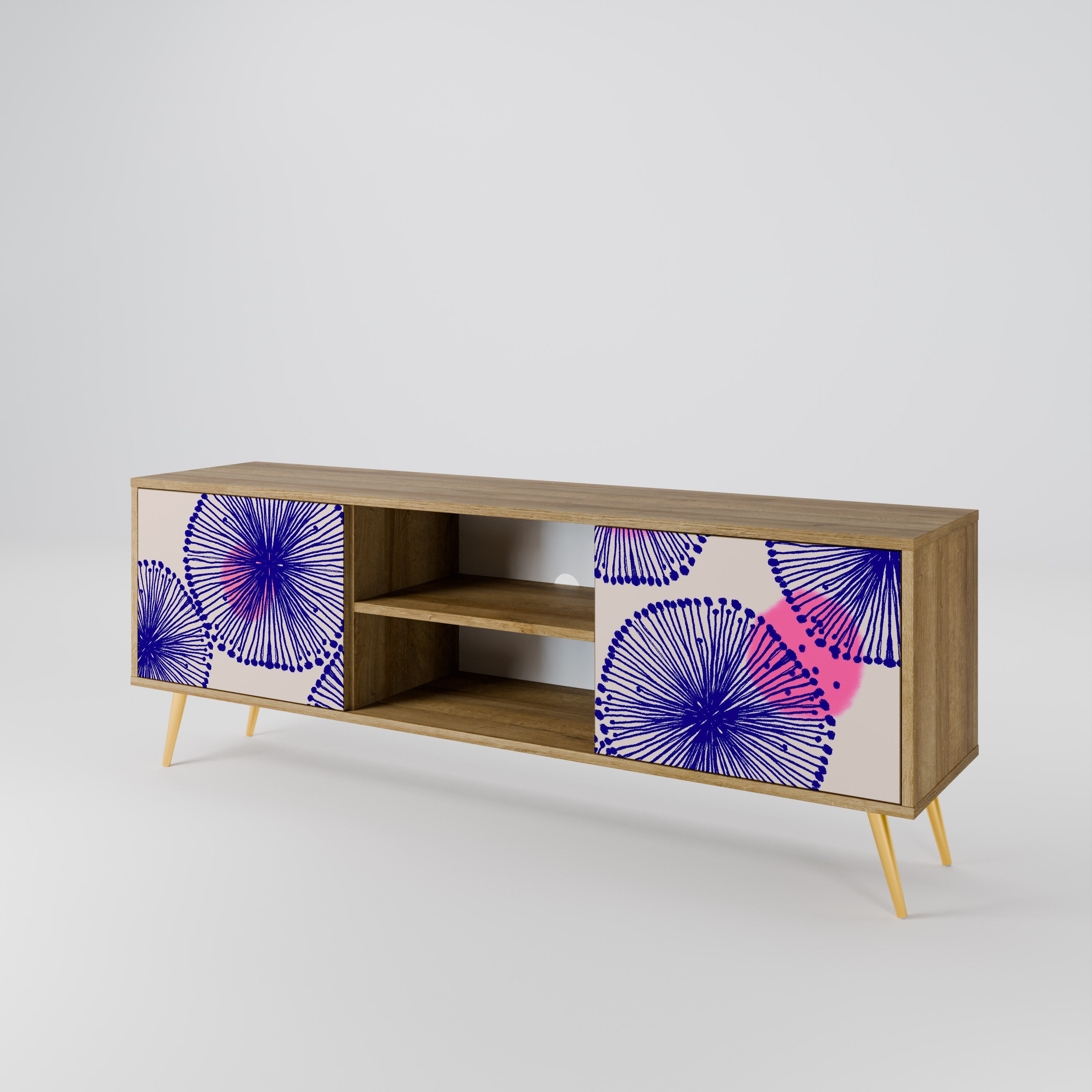 MAGIC NATURE TV-Lowboard mit 2 Türen in Eiche-Optik