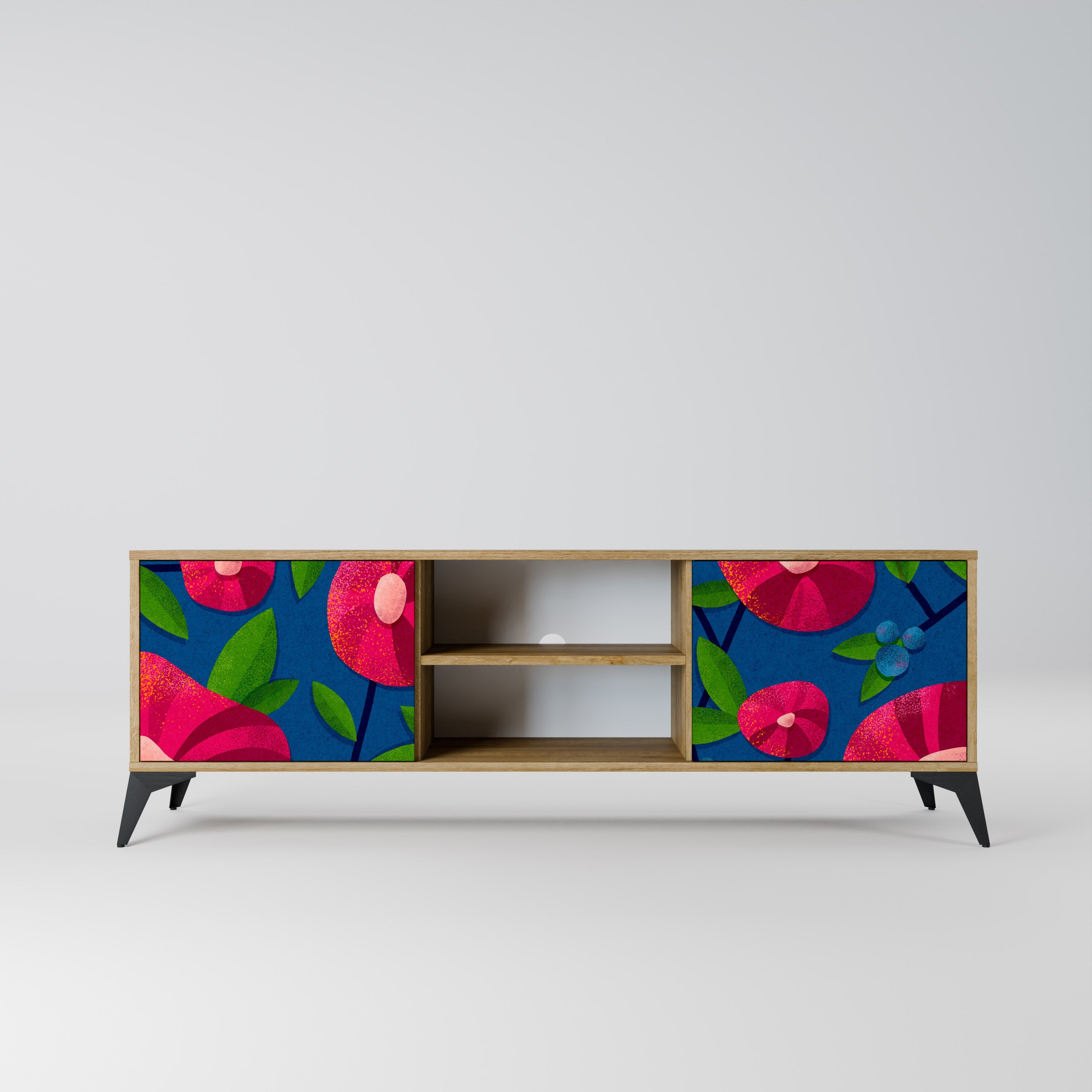 SPRING THOUGHTS 2-Door TV Stand in Oak Effect