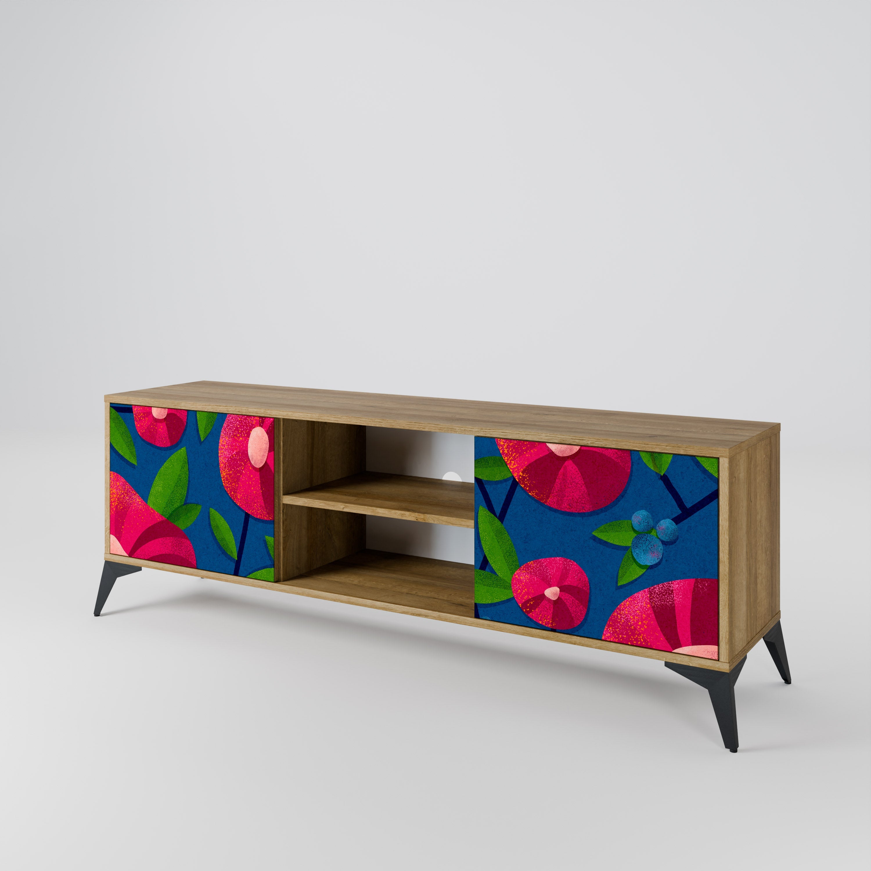SPRING THOUGHTS 2-Door TV Stand in Oak Effect