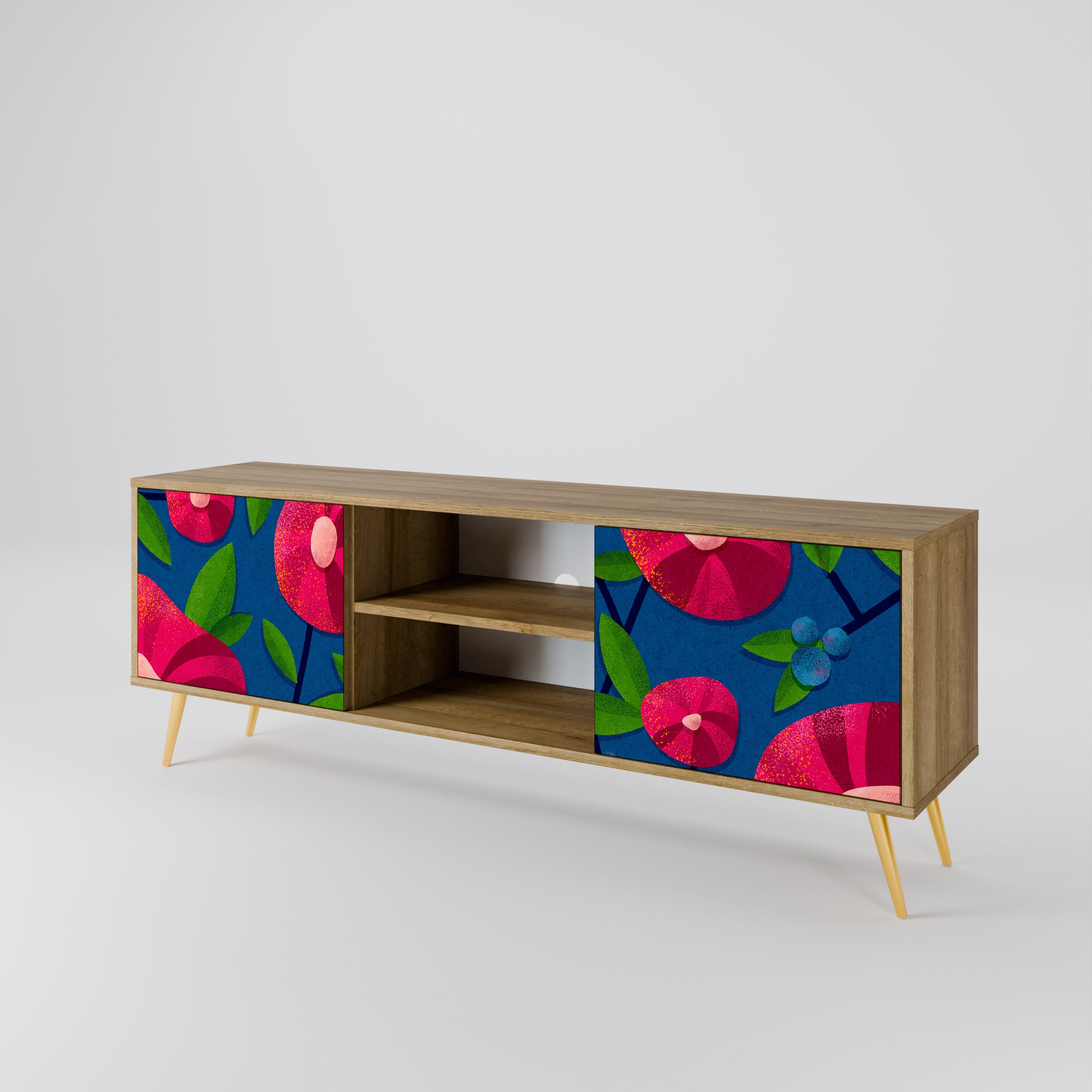SPRING THOUGHTS 2-Door TV Stand in Oak Effect