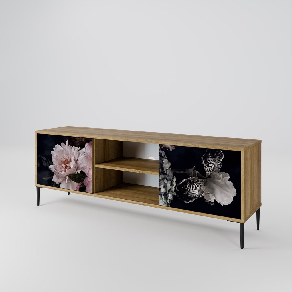 PURE BLOSSOM 2-Door TV Stand in Oak Effect