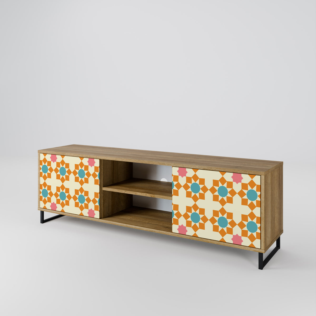 FLORAL DECOR 2-türiges TV-Lowboard