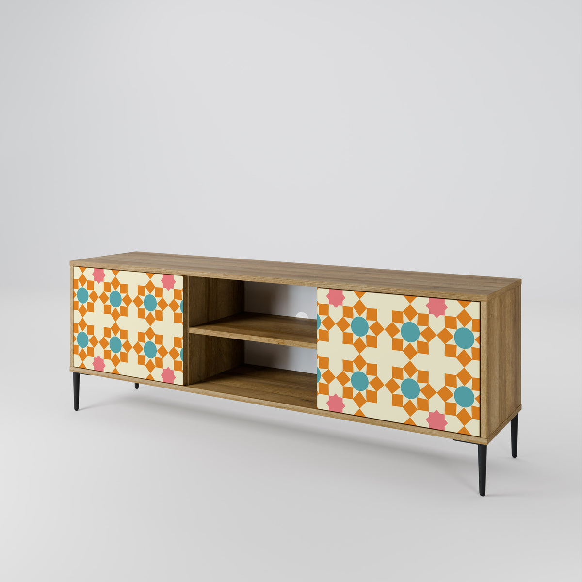 FLORAL DECOR 2-türiges TV-Lowboard