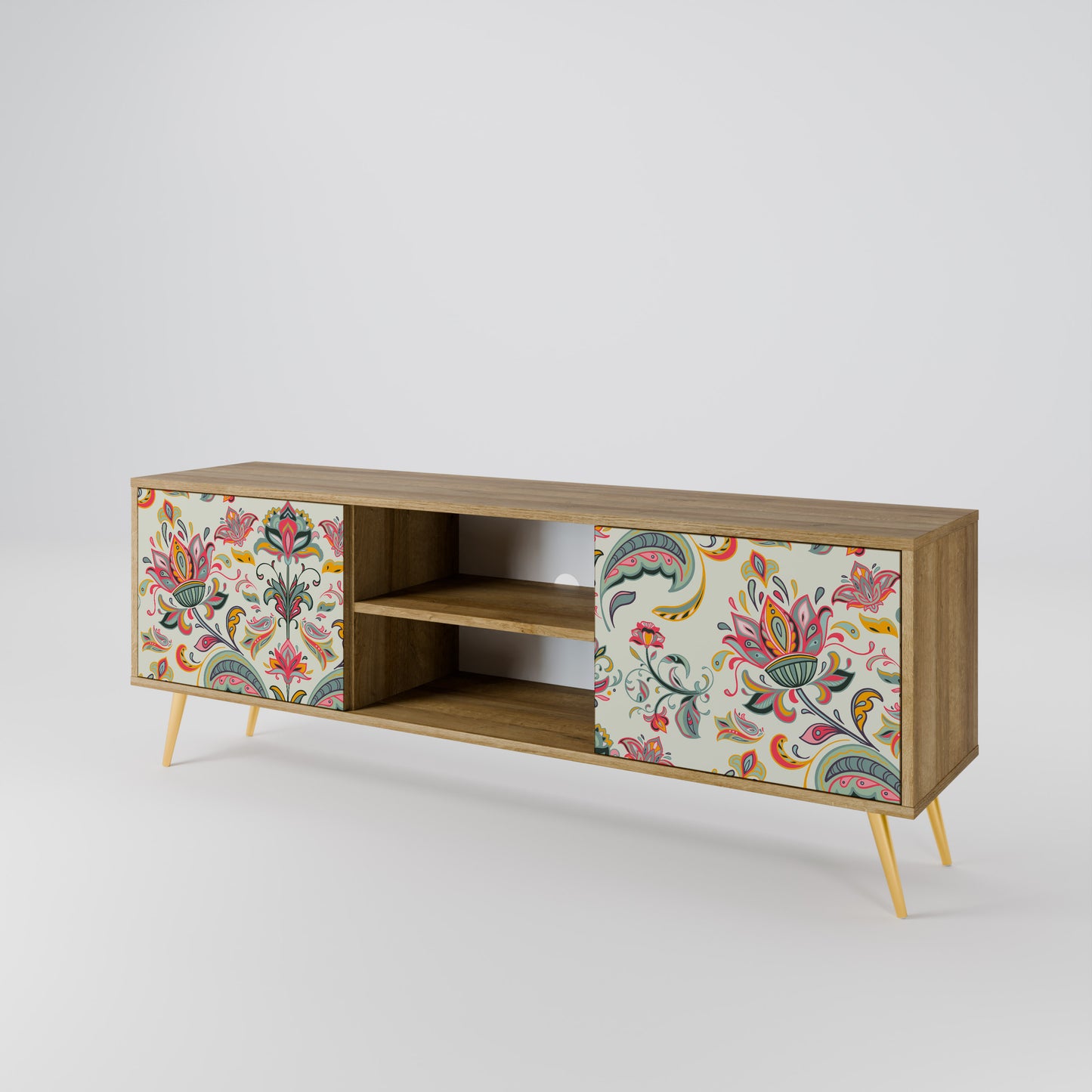 ORGANIC FOLKLORE 2-Door TV Cabinet