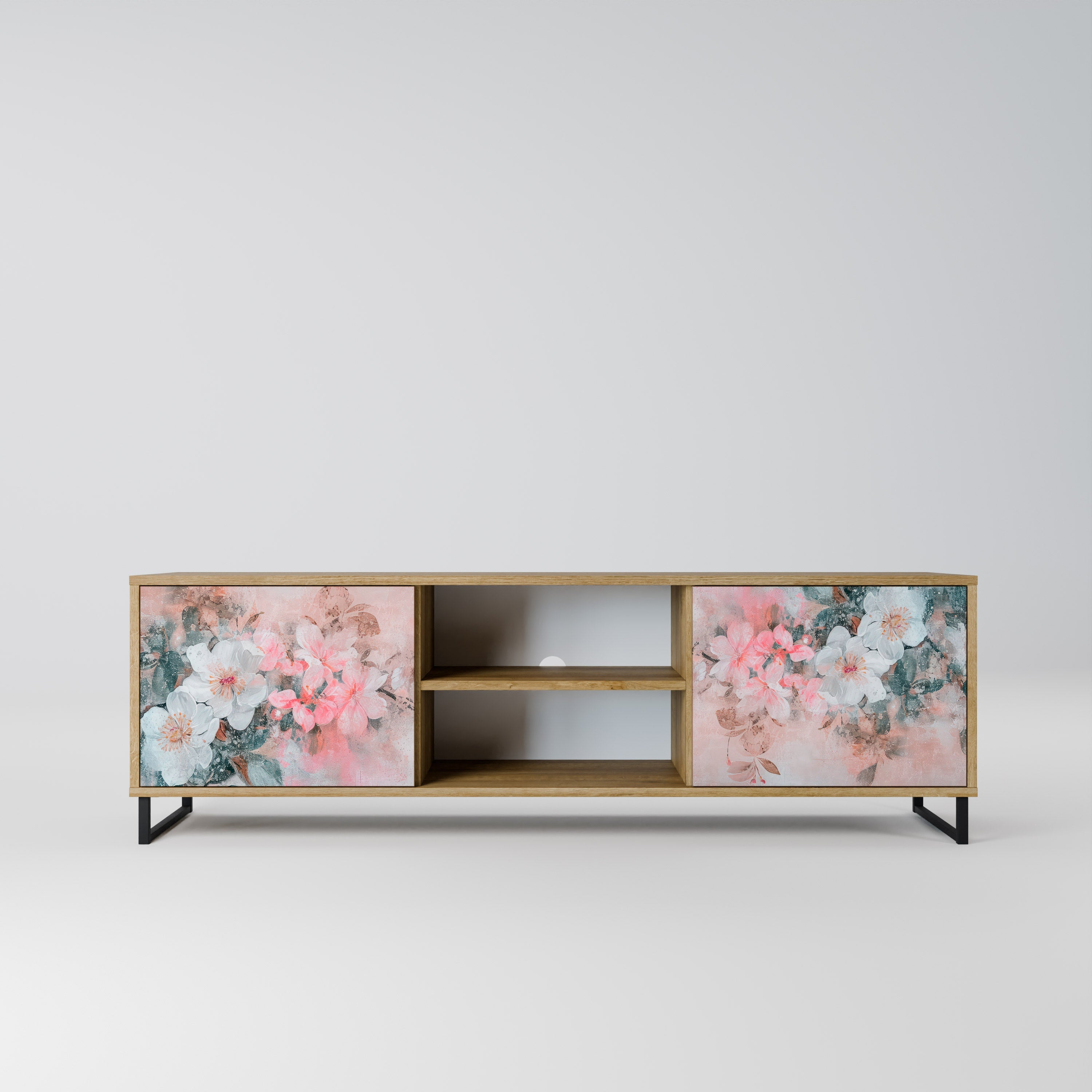 CHERRY BLOSSOM TV-Lowboard mit 2 Türen in Eiche-Optik
