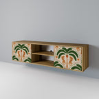 DANCING PREDATORS TV-Lowboard mit 2 Türen in Eiche-Optik