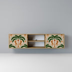 DANCING PREDATORS TV-Lowboard mit 2 Türen in Eiche-Optik