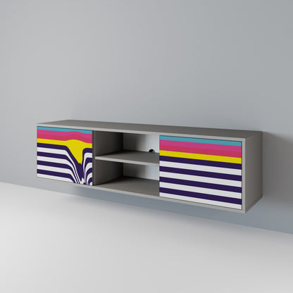 COLORFUL DIVERSION 2-türiges TV-Lowboard