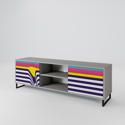COLORFUL DIVERSION 2-türiges TV-Lowboard