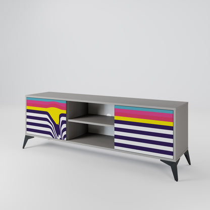 COLORFUL DIVERSION 2-türiges TV-Lowboard