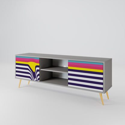 COLORFUL DIVERSION 2-türiges TV-Lowboard