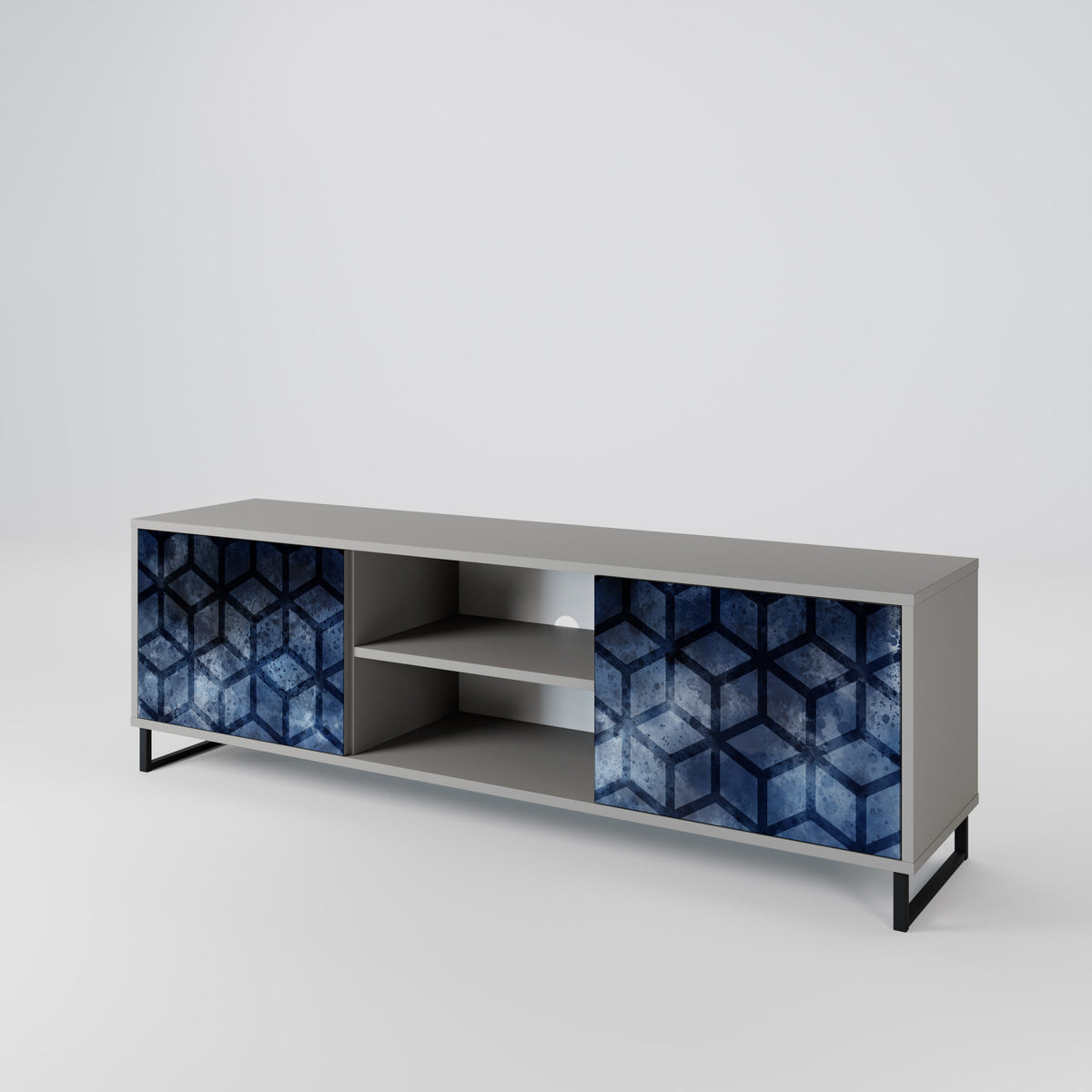 CUBIC MIST 2-türiges TV-Lowboard