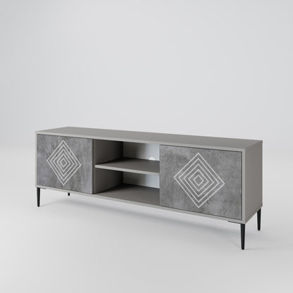 POLYGONAL ARTISTRY 2-türiges TV-Lowboard