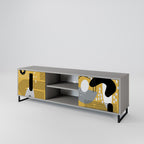 SHAPESHIFT SYMPHONY 2-Door TV Stand in Grey Finish